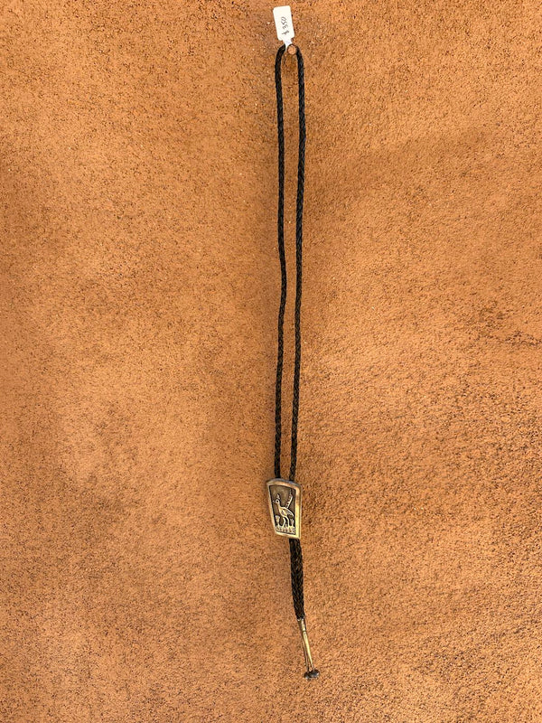 Sterling Silver Roadrunner Bolo Tie