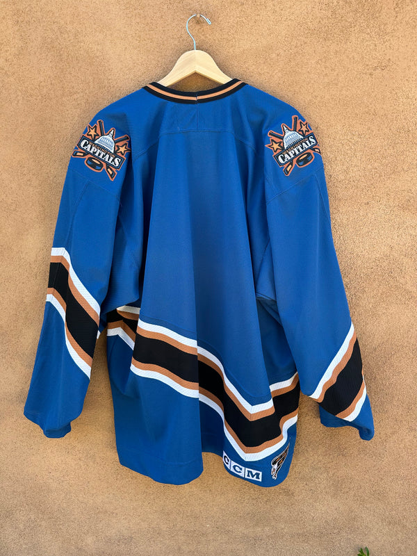 Vintage 90s NHL Hockey Washington Capitals Screaming Eagle Starter Jersey  Size L 