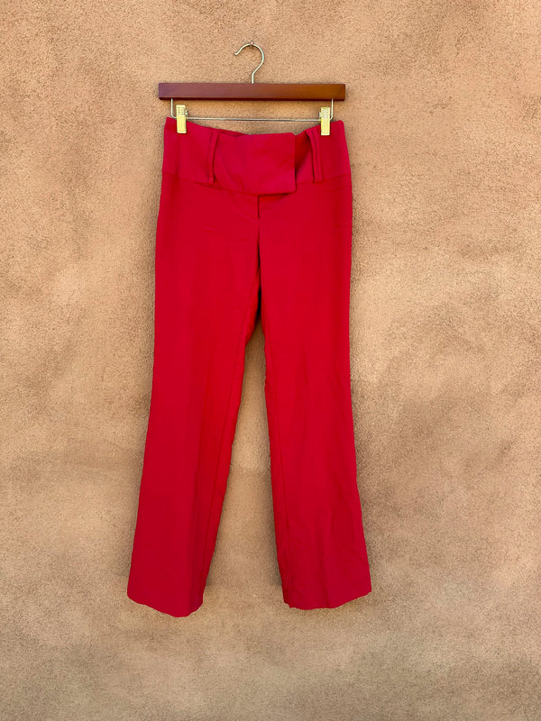 Star City 1980's Red Hip Slacks