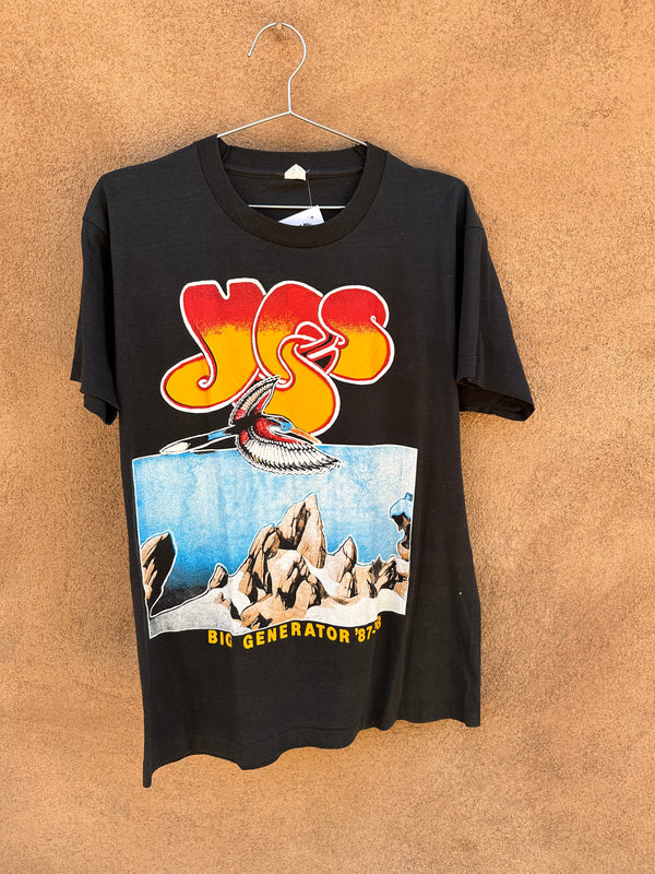 1987 - 1980 Yes Big Generator Tour T-shirt