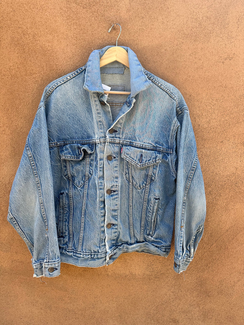 Light Wash with Wear Levi's Type III Trucker Jacket- Early 80's