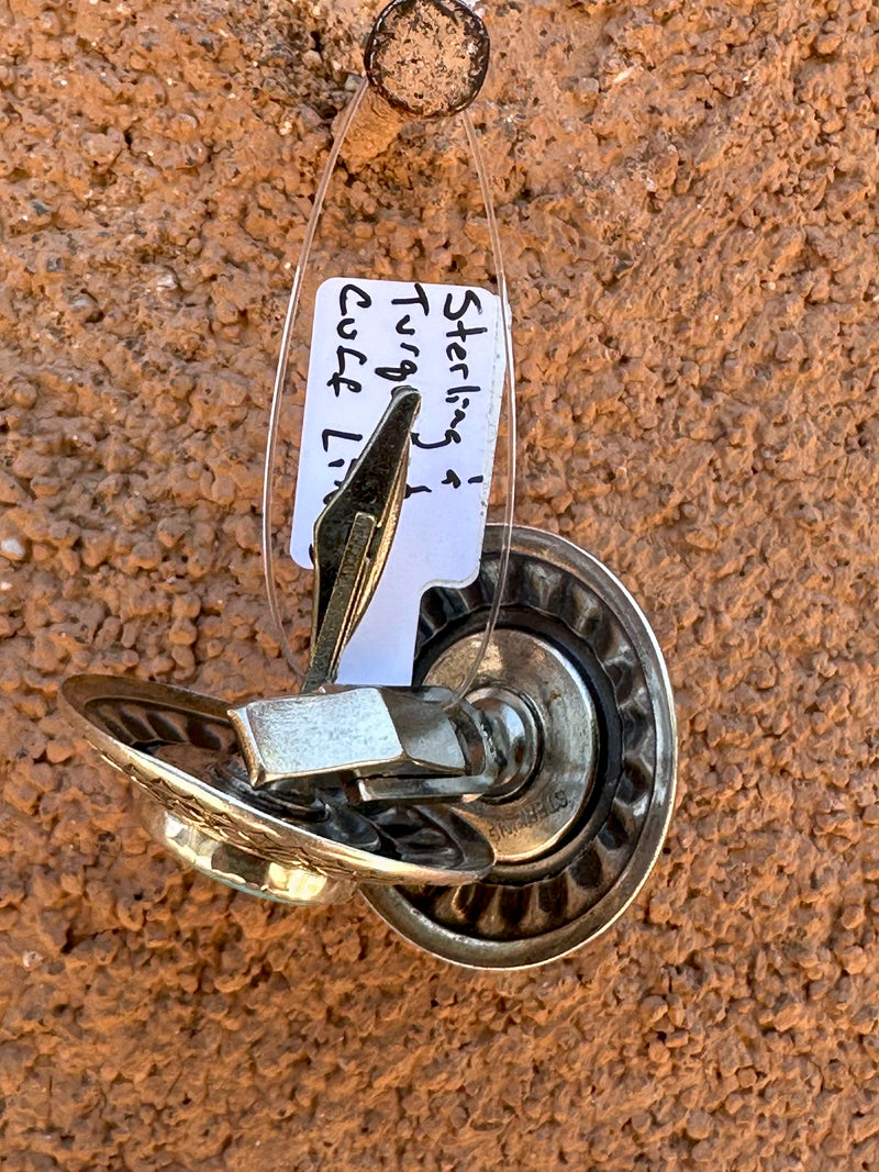 Sterling & Turquoise Cufflinks