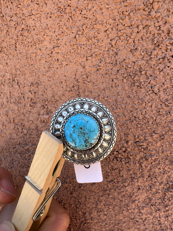 Sterling & Turquoise Pin