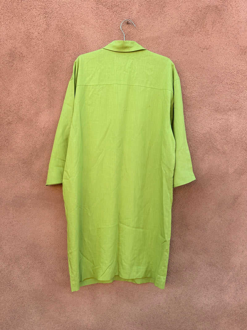 L. Magnin San Francisco Green Box Dress