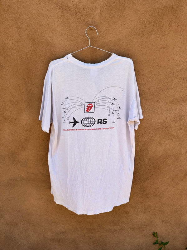 1997 Rolling Stones Bridges to Babylon Tour Tee - As is