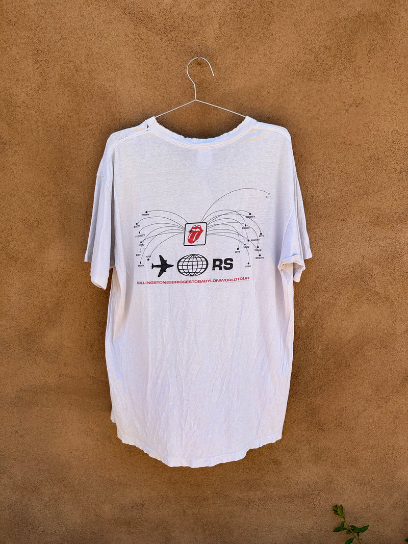 1997 Rolling Stones Bridges to Babylon Tour Tee - As is