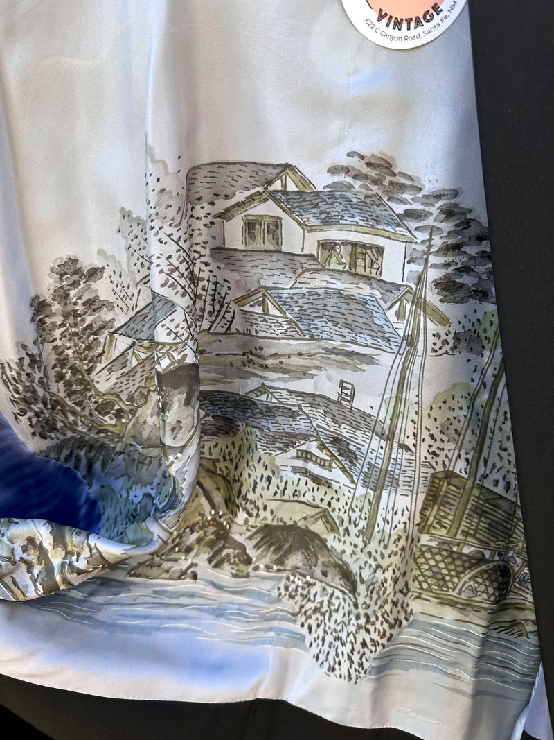 Black Kimono with Silk Lining