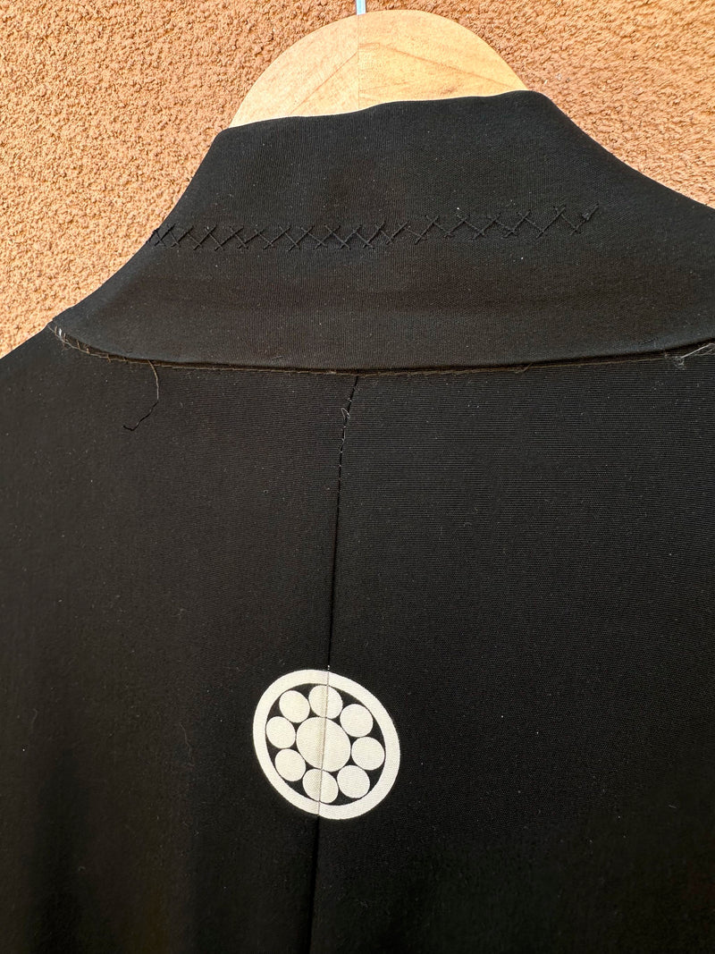 Black Kimono with Silk Lining