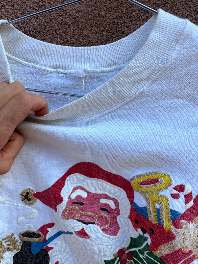 Santa & His Sinister Penguins Sweatshirt
