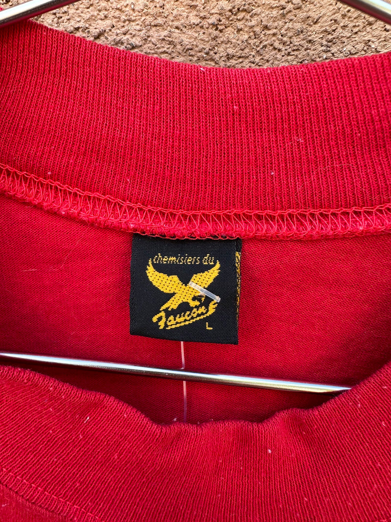 1991 Red Long Sleeve Star Trek T-shirt