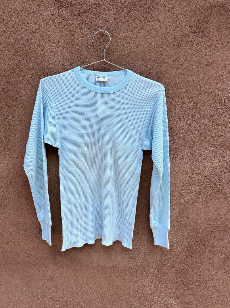 Waffle Knit Long Sleeve Top - Made in USA