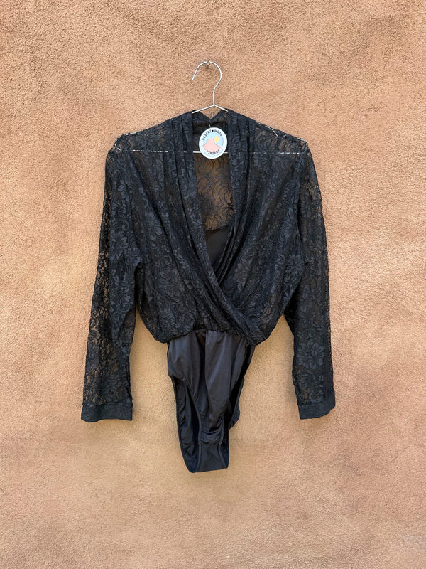 Black Lace One Piece