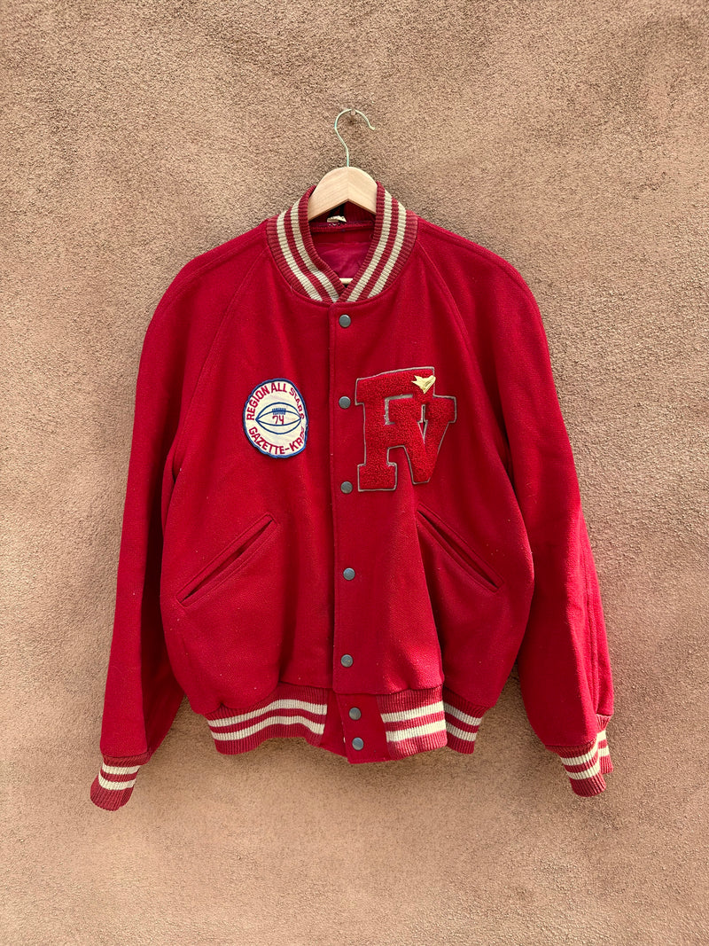 1970's Football Letterman Jacket - 44