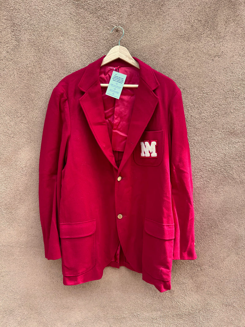 Red Wool New Mexico Blazer (UNM Lobos)