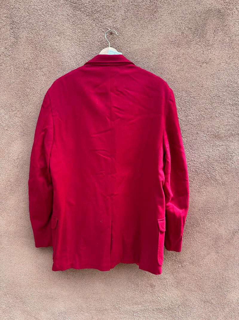 Red Wool New Mexico Blazer (UNM Lobos)