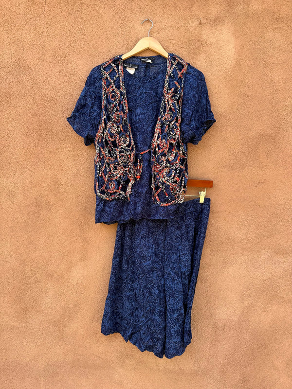Blue Carol Little Three Piece Set