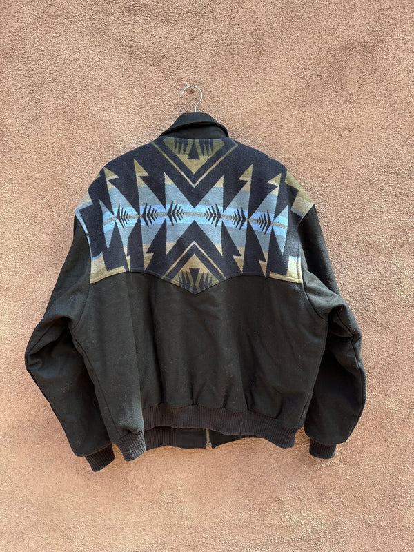 Black with Earth Tone Southwestern Yokes Pendleton Jacket