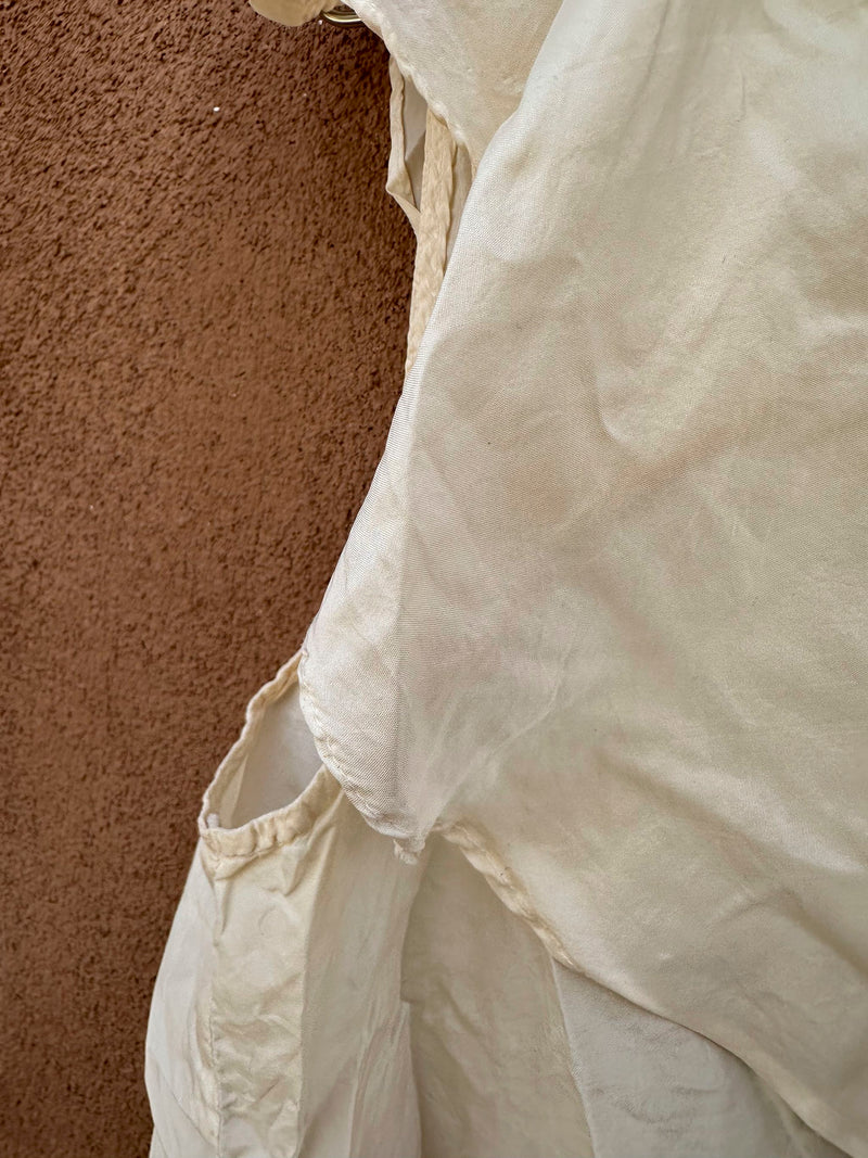 Jonathan Martin Silk Ruffle Blouse