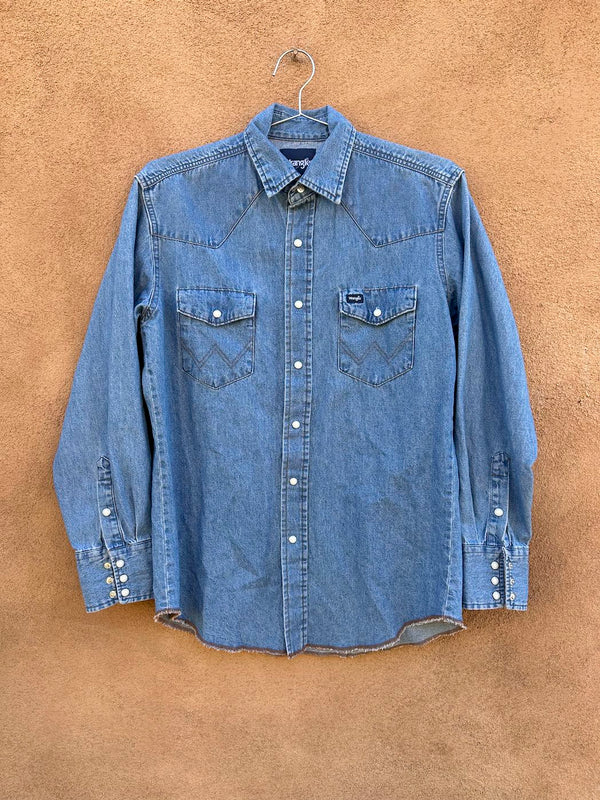 Pearl Snap Wrangler Denim Shirt