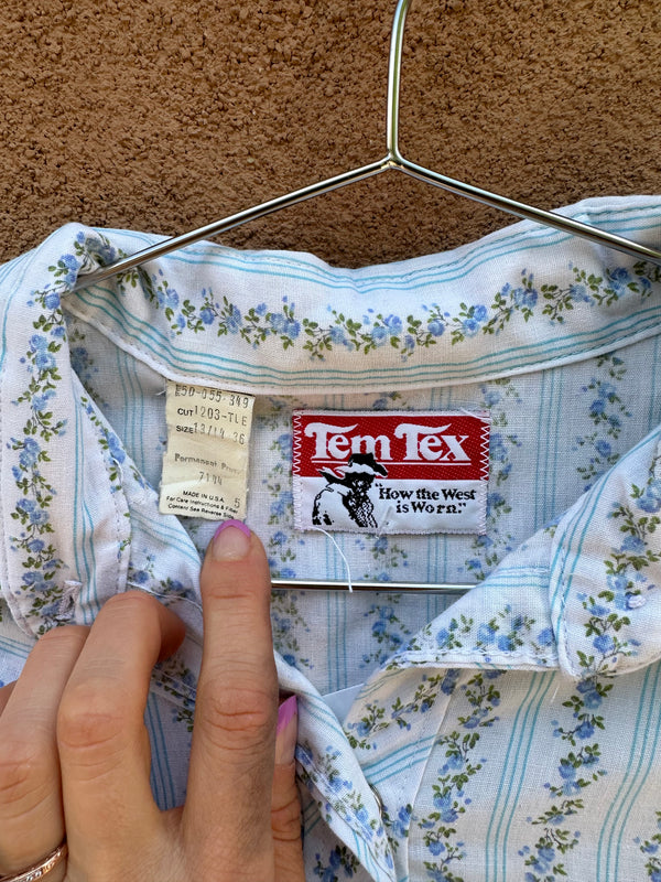 70's Tem Tex Cowgirl Blouse