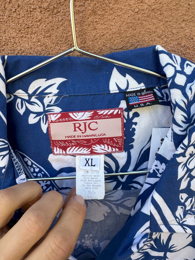 Blue Tiki Surf Shirt - RJC