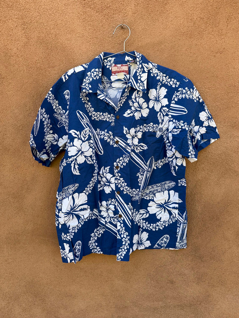 Blue Tiki Surf Shirt - RJC