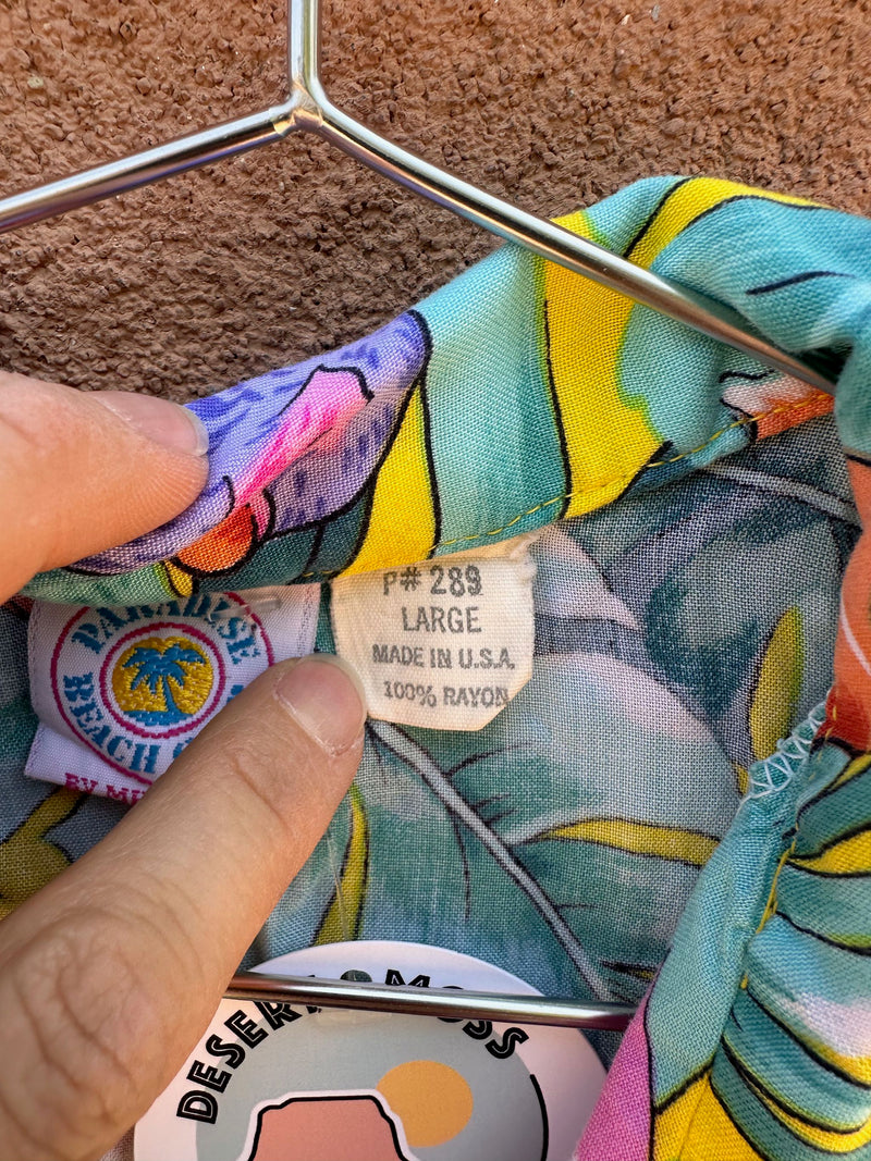 Paradise Beach Club by Mervyn's Island Shirt