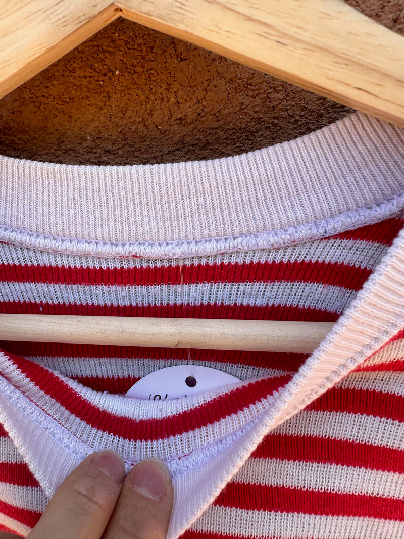 1960's Striped USA Sweatshirt - as is