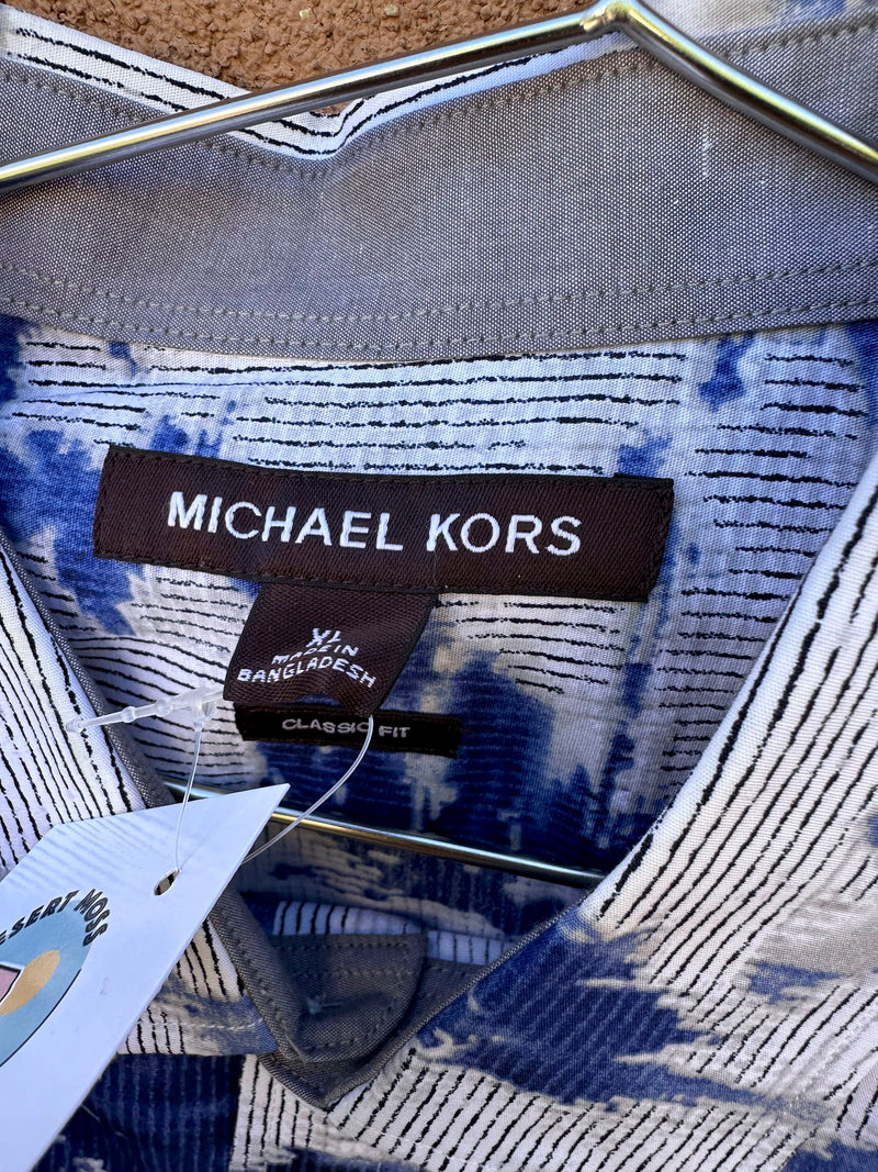 Cloudy with Stripes Michael Kors Shirt