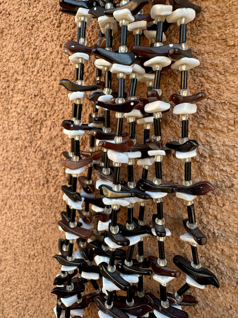 Layered Bird Fetish Heshi Necklace