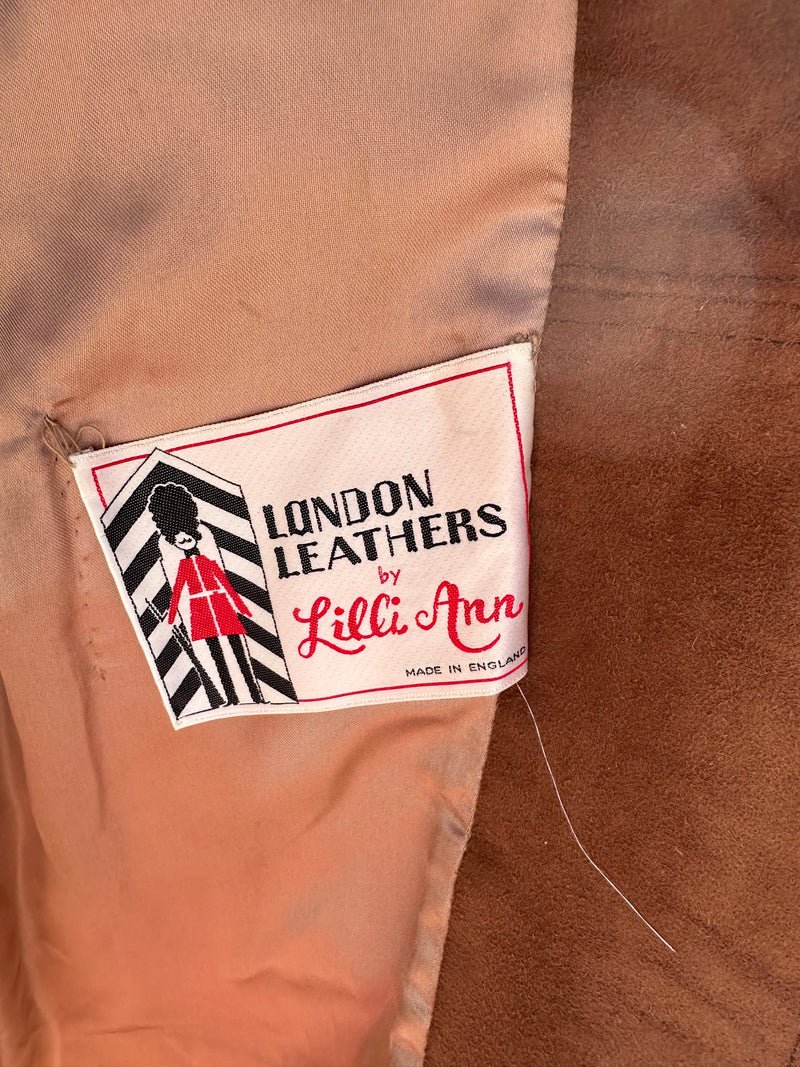 1960's London Leathers by Lilli Ann Lighter Brown Jacket