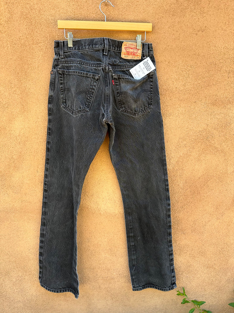 Black Levi's 517 Jeans 32 x 34