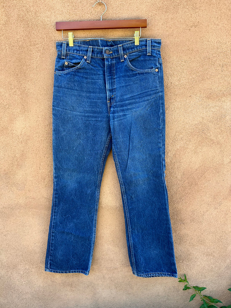 1970's Levi's 517 Orange Tab 33 x 30 Straight Leg