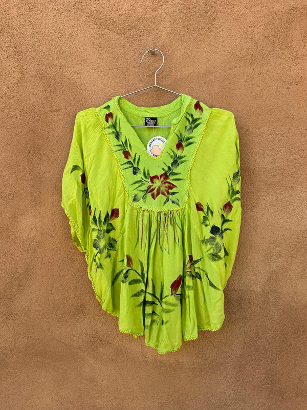Green Floral Flowy Blouse by My Choice