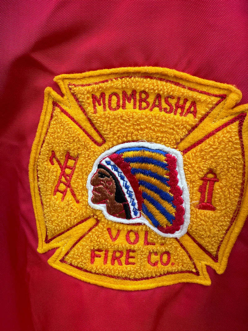 Mombasha Volunteer Fire Department Red Satin Jacket