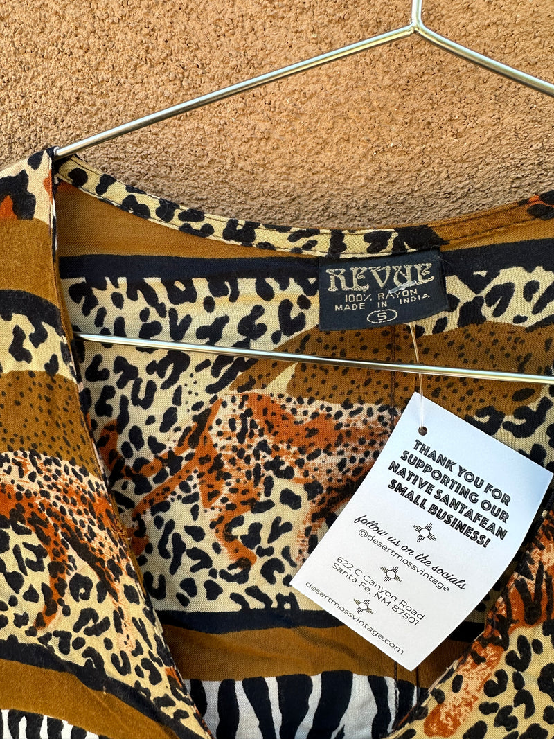 Big Cat Rayon Blouse by Revue