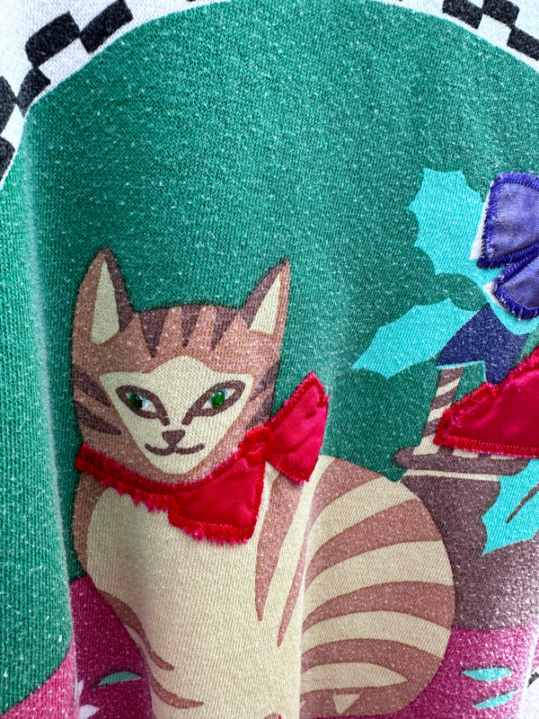 Christmas Cat Sweatshirt by Starting Point