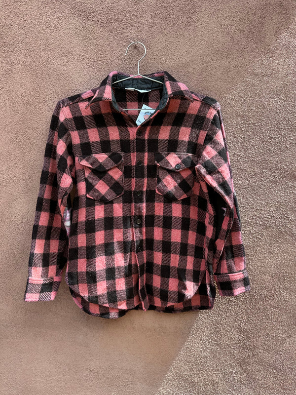 Pink and Black Woolrich Shirt