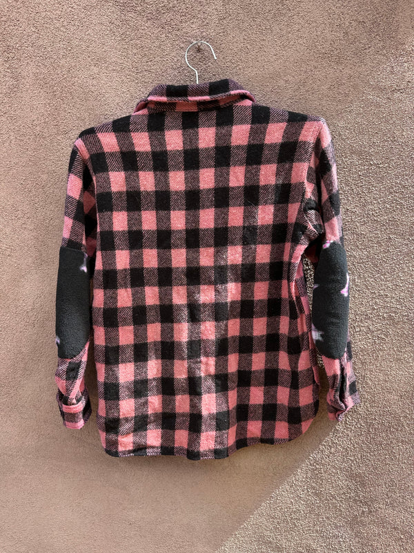 Pink and Black Woolrich Shirt