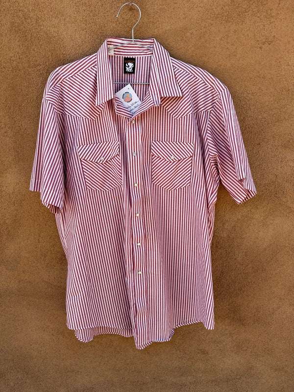 Candy Stripe Western Shirt by Karman - XXL