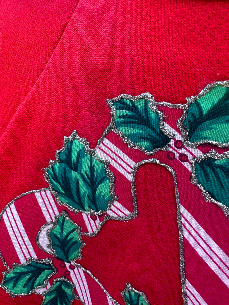 Candy Cane Red Sweatshirt Alore Label