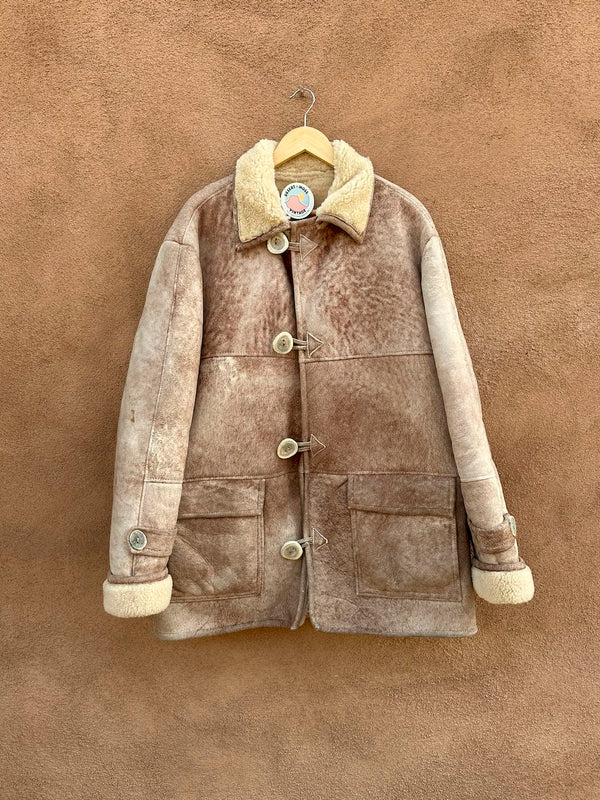 1970's Overland Sheepskin Co. Sheepskin Jacket, 44 - as is