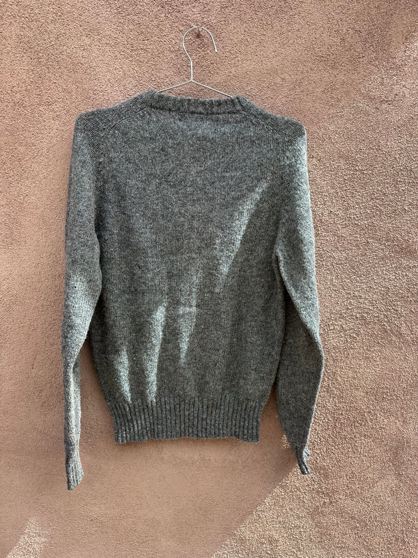 Brass Eagle Cable Knit Sweater