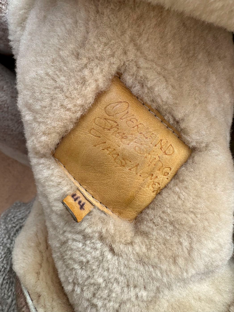 1970's Overland Sheepskin Co. Sheepskin Jacket, 44 - as is
