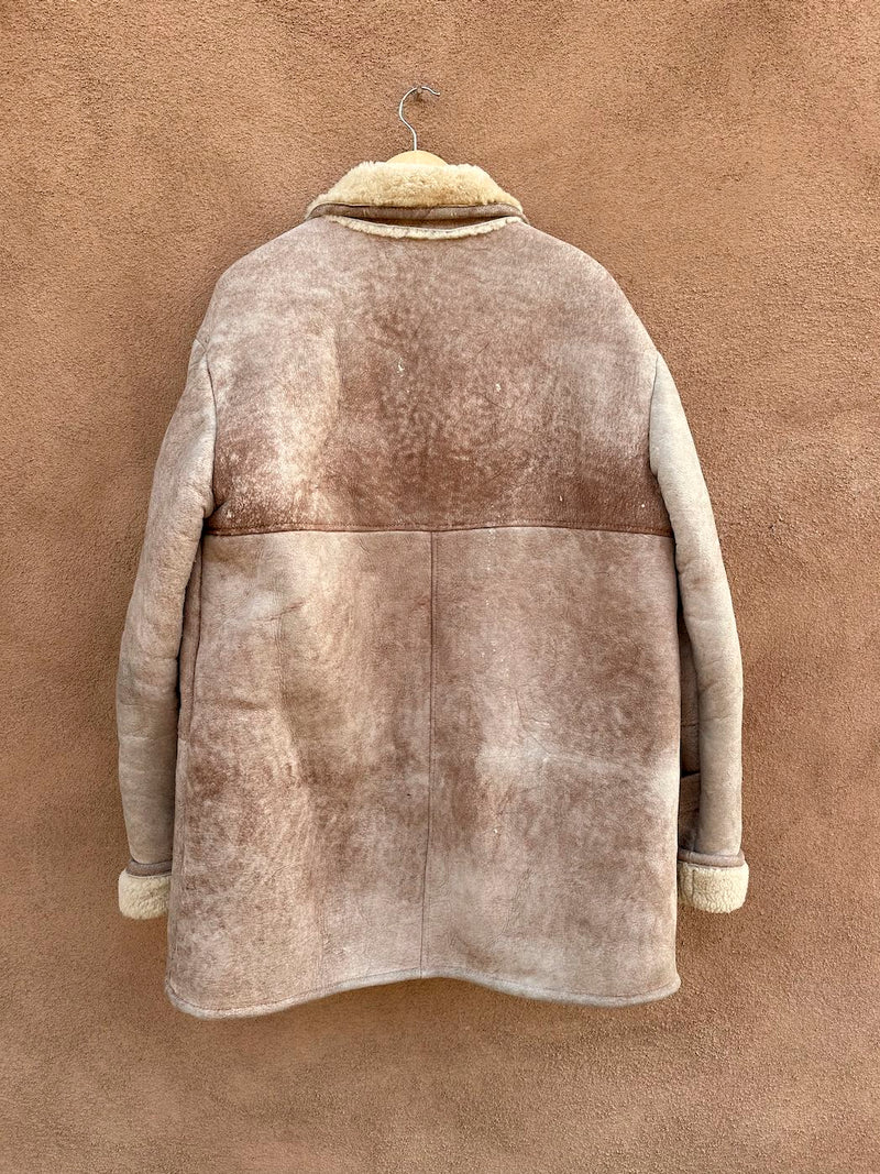 1970's Overland Sheepskin Co. Sheepskin Jacket, 44 - as is