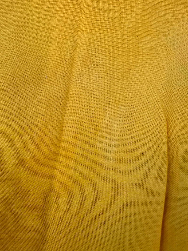 Yellow Mexican Dress with Orange Flowers