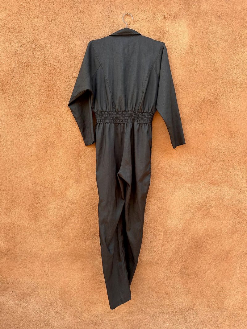 Joan Walters 1980's Black Jumpsuit