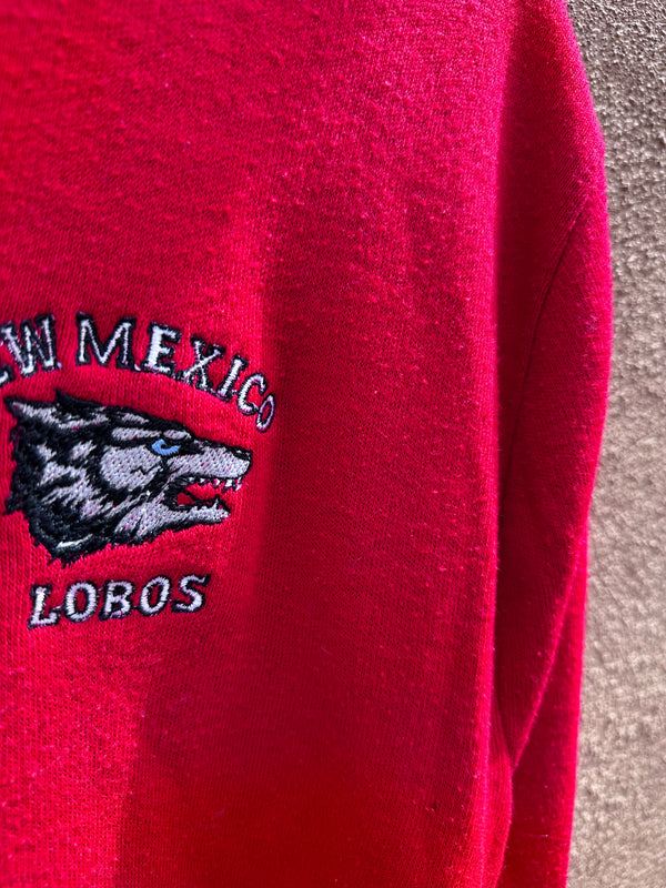 Red University of New Mexico V-Neck Sweater