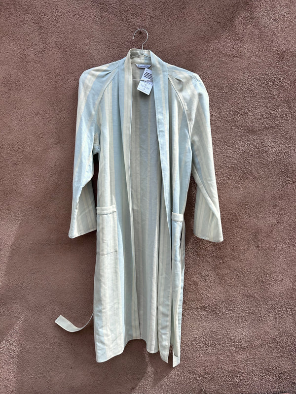 Summer Weight Wool Striped Robe