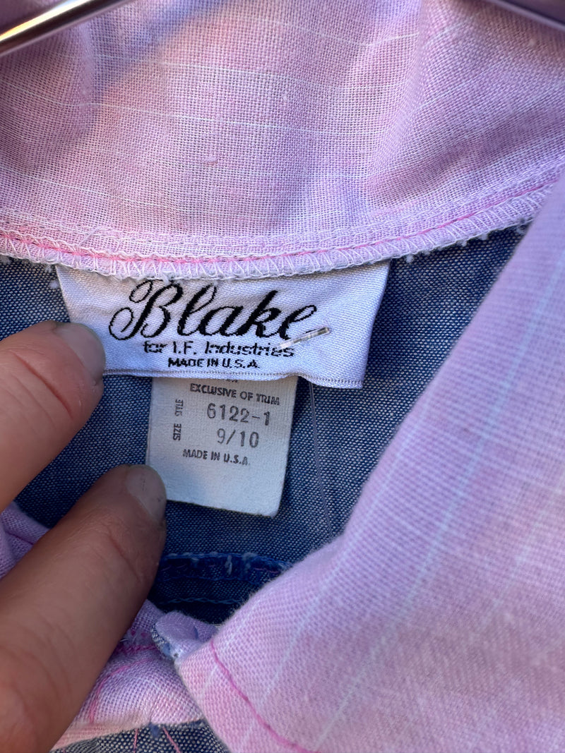 Blake for I.F. Industries Cotton Cress with Pink Trim